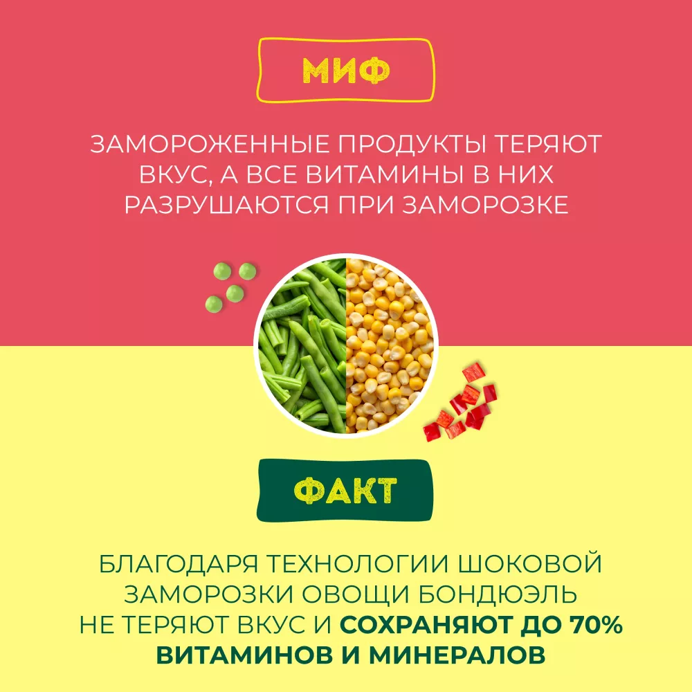Мексиканская смесь Бондюэль, замороженная, 400 г