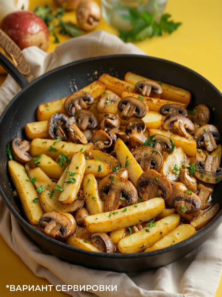 Картофель с грибами "А-ля рус" Бондюэль, смесь замороженная, 400 г