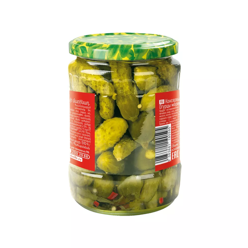 Бондюэль Огурцы маринованные по-китайски 500 мл