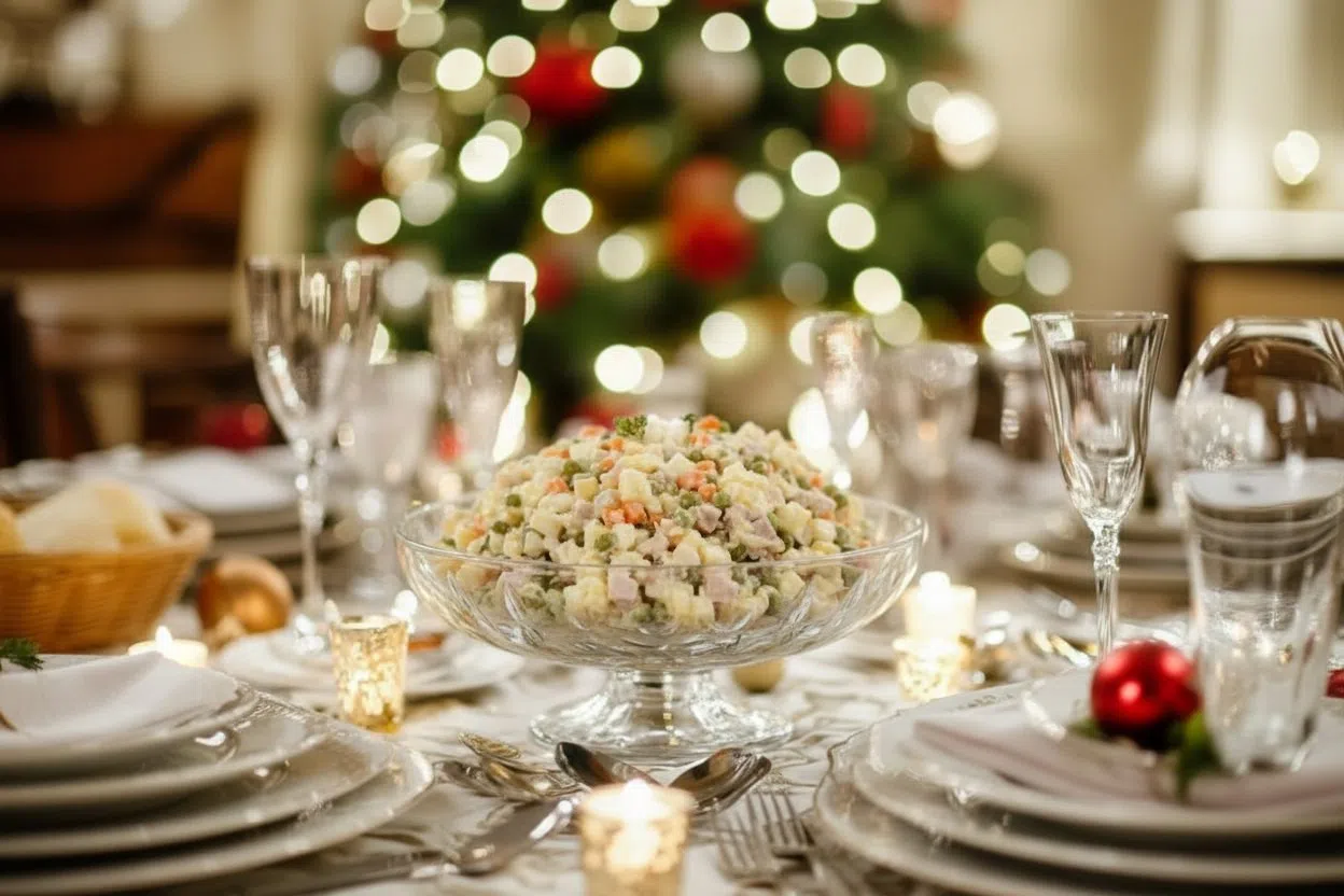 Подборка необычных рецептов Оливье для новогоднего стола