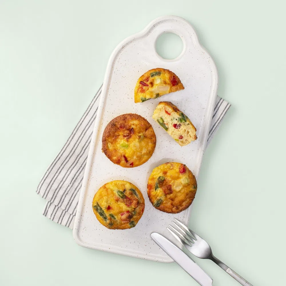 Яичные «маффины» с кабачками