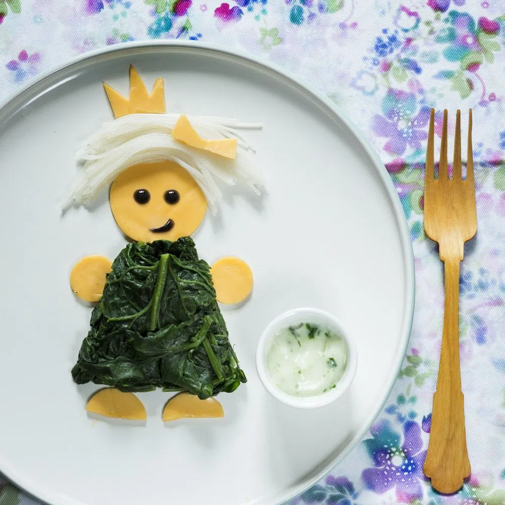 Лапша с сыром и шпинатом "Принцесса"