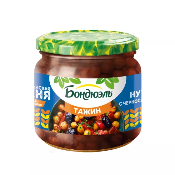 Бондюэль Нут в соусе с черносливом "Тажин" 350 мл