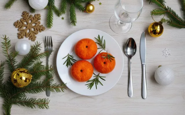 Салат "Мандаринки"