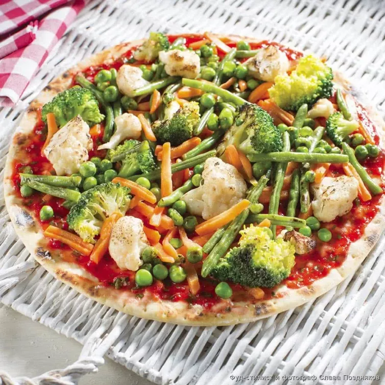 Пицца «Весенние овощи»