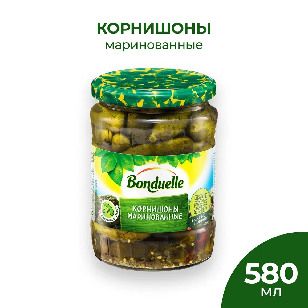 Корнишоны маринованные | Консервированные овощи продукты Bonduelle