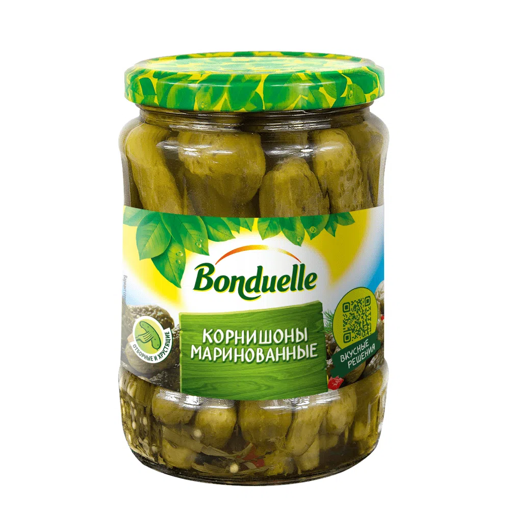 Корнишоны маринованные | Консервированные овощи продукты Bonduelle