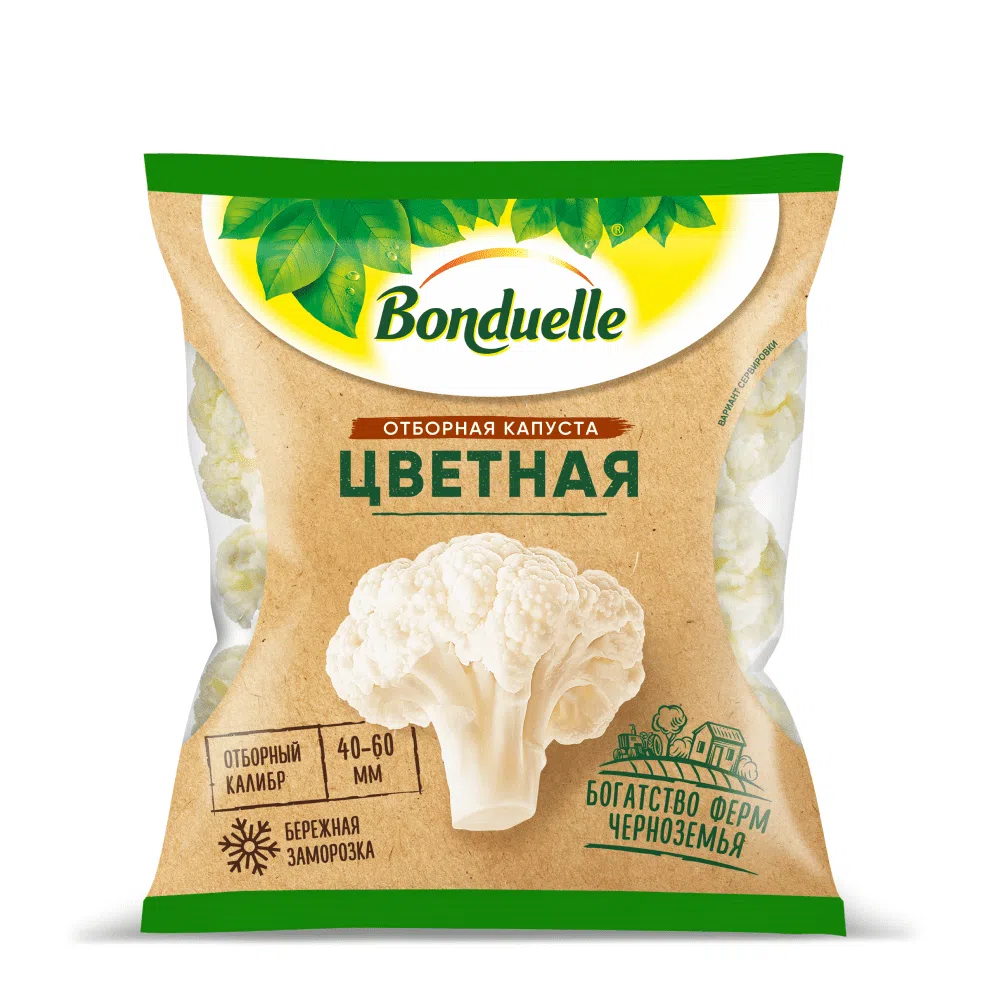 Отборная цветная капуста | Замороженные овощи продукты Bonduelle