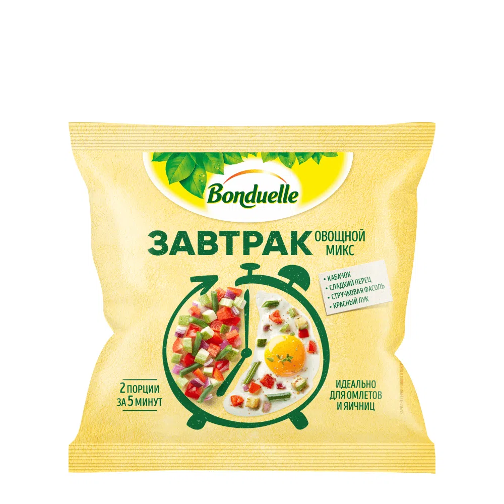 Овощной микс «Завтрак» с томатами | Замороженные овощи продукты Bonduelle