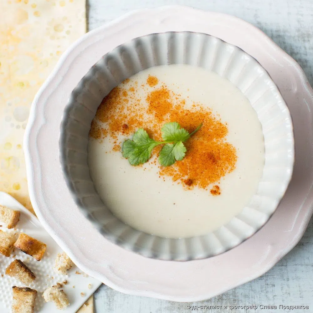 Крем-суп из белой фасоли с кейлом, пошаговый рецепт с фото на ккал