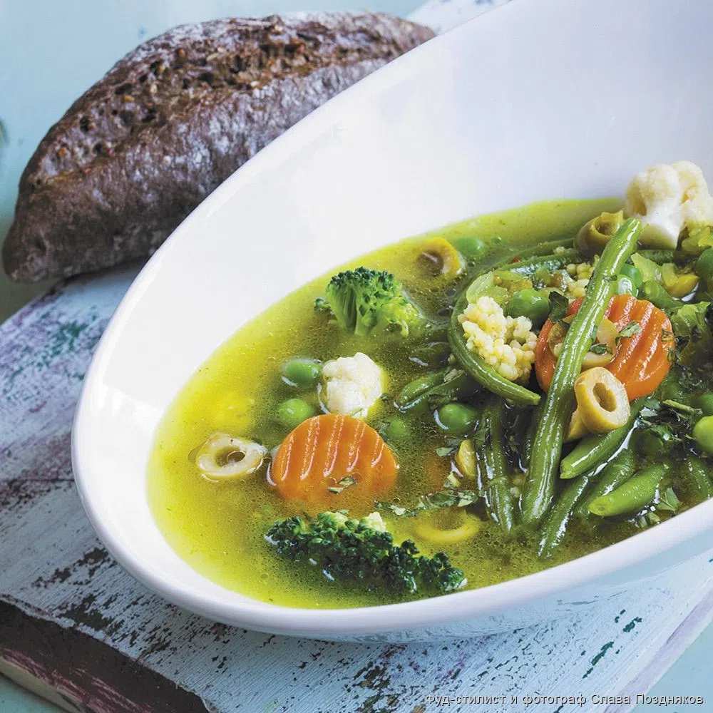 Рецепт овощного супа с гречкой | Меню недели