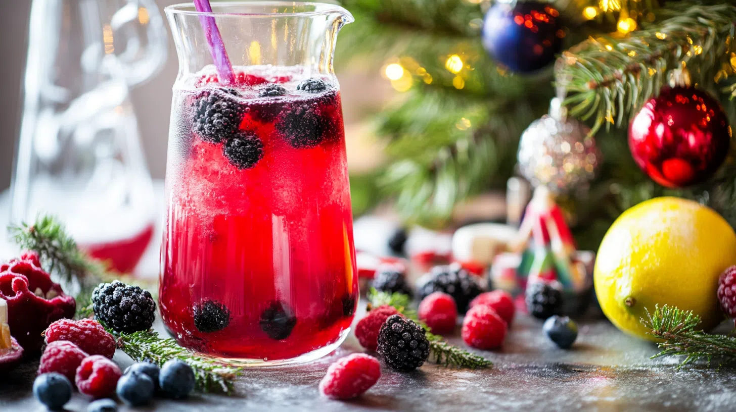 Ягодный лимонад без сахара на Новый Год