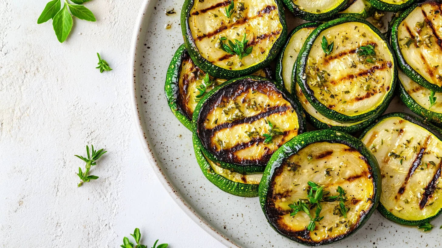 Кабачки в маринаде, приготовленные на мангале